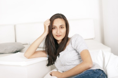 Lady In White Room